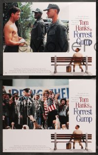 4r0128 FORREST GUMP 8 LCs 1994 Tom Hanks, Gary Sinise, Robin Wright Penn, Robert Zemeckis classic!