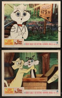4r0524 GAY PURR-EE 4 LCs 1962 Judy Garland, Robert Goulet, Red Buttons, cartoon cats!