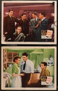 4r0583 GENTLEMAN'S AGREEMENT 3 LCs 1947 Elia Kazan, Gregory Peck, Dorothy McGuire, Holm!