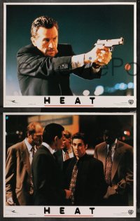 4r0153 HEAT 8 LCs 1995 Al Pacino, Robert De Niro, Val Kilmer, Michael Mann directed!