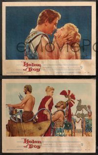 4r0155 HELEN OF TROY 8 LCs 1956 Robert Wise, sexy Rossana Podesta,, Sernas, Cedric Hardwicke