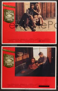 4r0430 HIGH PLAINS DRIFTER 6 LCs 1973 cowboy Clint Eastwood, Marianna Hill, Verna Bloom, western!