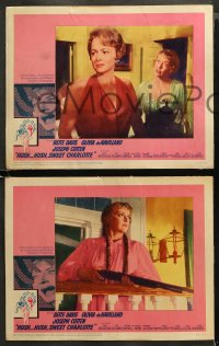 4r0163 HUSH...HUSH, SWEET CHARLOTTE 8 LCs 1965 images of Bette Davis, Joseph Cotten, Robert Aldrich!