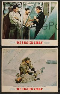 4r0475 ICE STATION ZEBRA 5 LCs 1968 Rock Hudson, McGoohan & Borgnine search for missing capsule!