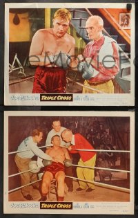 4r0173 JOE PALOOKA IN TRIPLE CROSS 8 LCs 1951 Kirkwood as Ham Fisher's boxing comic strip character!