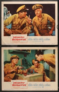 4r0482 MISTER ROBERTS 5 LCs 1955 Henry Fonda, James Cagney, William Powell, Lemmon, Ford!