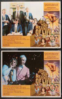 4r0212 MONTY PYTHON'S THE MEANING OF LIFE 8 LCs 1983 Chapman, Cleese, Gilliam, Idle, Jones, Palin!