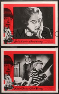 4r0221 NANNY 8 LCs 1965 creepy Bette Davis, William Dix, Pamela Franklin, Hammer horror!