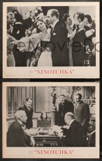 4r0224 NINOTCHKA 8 LCs R1962 Greta Garbo with Melvyn Douglas, directed by Ernst Lubitsch!