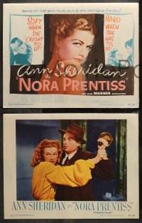4r0225 NORA PRENTISS 8 LCs 1947 sexy Ann Sheridan with Kent Smith, film noir, rare complete set!