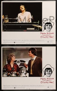 4r0441 O LUCKY MAN 6 LCs 1973 Malcolm McDowell & Helen Mirren, directed by Lindsay Anderson!