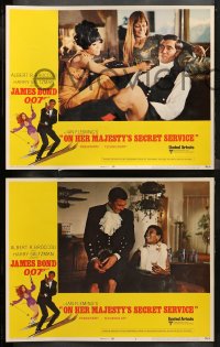 4r0230 ON HER MAJESTY'S SECRET SERVICE 8 LCs 1969 George Lazenby's only appearance as James Bond!