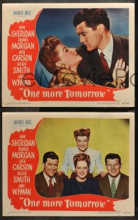 4r0545 ONE MORE TOMORROW 4 LCs 1946 Ann Sheridan, Dennis Morgan, Alexis Smith, Jane Wyman, Carson!