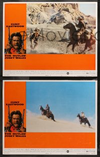 4r0547 OUTLAW JOSEY WALES 4 LCs 1976 Clint Eastwood is an army of one, Sondra Locke, Andersen art!