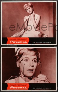 4r0612 PERSONA 3 LCs 1967 great images of Bibi Andersson, Ingmar Bergman classic!