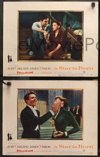 4r0622 STAR IS BORN 3 LCs 1954 all with image of James Mason & Judy Garland, George Cukor classic!