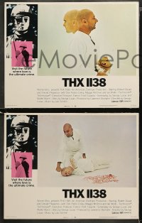 4r0325 THX 1138 8 LCs 1971 first George Lucas, Robert Duvall, bleak futuristic fantasy sci-fi!