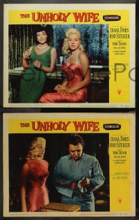 4r0502 UNHOLY WIFE 5 LCs 1957 sexy half-devil half-angel bad girl Diana Dors, Rod Steiger!