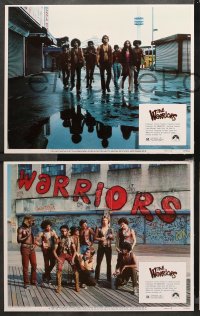 4r0352 WARRIORS 8 LCs 1979 Walter Hill directed, cool images of Michael Beck, James Remar & gang!