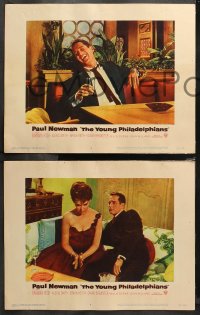 4r0369 YOUNG PHILADELPHIANS 8 LCs 1959 lawyer Paul Newman defends Robert Vaughn from murder charges!