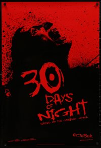 4s0818 30 DAYS OF NIGHT teaser DS 1sh 2009 Josh Hartnett & Melissa George fight vampires in Alaska!