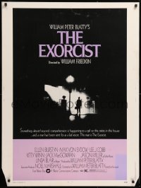 4s0066 EXORCIST 30x40 1974 William Friedkin, Max Von Sydow, William Peter Blatty horror classic!