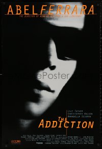 4s0820 ADDICTION 1sh 1995 Christopher Walken, Abel Ferrara, super close up of Lili Taylor!