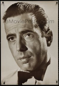 4s0277 HUMPHREY BOGART 26x38 German commercial poster 1980s great b/w close-up image of Bogey!