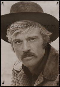 4s0263 ROBERT REDFORD 26x38 commercial poster 1980s portrait from Butch Cassidy & the Sundance Kid!