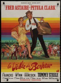 4s0587 FINIAN'S RAINBOW French 23x31 1968 Fred Astaire, Petula Clark, directed by Francis Coppola!