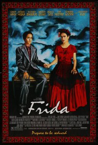 4s0929 FRIDA 1sh 2002 artwork of sexy Salma Hayek as artist Frida Kahlo!