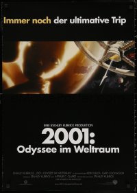 4s0434 2001: A SPACE ODYSSEY German R2000 Stanley Kubrick, star child & McCall art of space wheel!