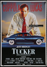4s0444 TUCKER: THE MAN & HIS DREAM German 1989 Francis Ford Coppola, different art of Jeff Bridges!