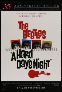 4s0950 HARD DAY'S NIGHT advance 1sh R1999 The Beatles in their first film, John, Paul, George & Ringo!
