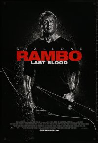 4s1074 RAMBO: LAST BLOOD advance DS 1sh 2019 Sylvester Stallone has one more fight left in him!