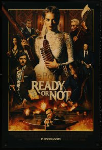 4s1075 READY OR NOT int'l advance DS 1sh 2019 sexy bride Samara Weaving, in-laws can be murder!