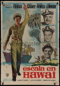 4s0675 MISTER ROBERTS Spanish 1962 Henry Fonda, James Cagney, William Powell, Jack Lemmon, MCP!