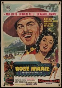 4s0686 ROSE MARIE Spanish R1960s Ann Blyth, Howard Keel, Canadian Mountie Fernando Lamas, sexy art!