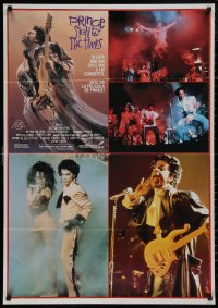 4s0692 SIGN 'O' THE TIMES Spanish 1987 rock and roll concert, great images of Prince w/guitar!