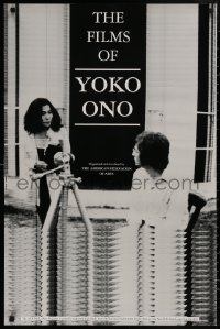 4s0031 FILMS OF YOKO ONO 24x36 film festival poster 1991 great image of her and John Lennon!