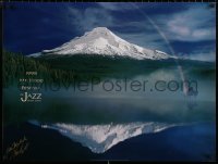 4s0210 MT. HOOD JAZZ FESTIVAL signed 24x32 music poster 1998 by Chas Martin AND Peter Marbach!
