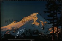 4s0212 MT. HOOD JAZZ FESTIVAL signed foil 23x34 music poster 1995 by Terrill AND Jan Kirchhoff!