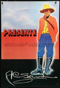 4s0321 PRESENTE 18x26 Cuban special poster 1989 wonderful Alberto Blanco art of worker!