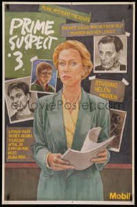 4s0037 PRIME SUSPECT 3 tv poster 1994 artwork of Helen Mirren by Emanuel Schongut
