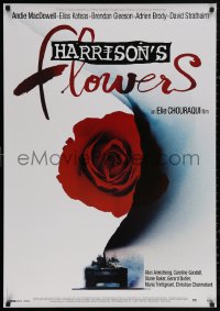 4s0426 HARRISON'S FLOWERS Swiss 2001 Andie MacDowell, different image of red rose and tank!