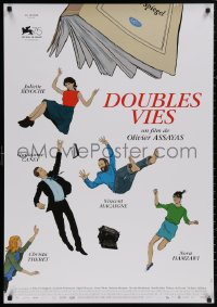 4s0428 NON-FICTION Swiss 2019 Olivier Assayas' Doubles Vies, top cast falling from book!