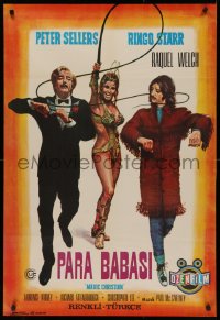 4s0388 MAGIC CHRISTIAN Turkish 1970 different art of sexy Raquel Welch whipping Sellers & Ringo!