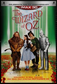4s1191 WIZARD OF OZ advance DS 1sh R2013 Victor Fleming, Judy Garland all-time classic, rated G!