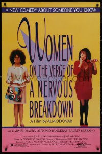 4s1193 WOMEN ON THE VERGE OF A NERVOUS BREAKDOWN 1sh 1988 Mujeres al borde de un ataque de nervios