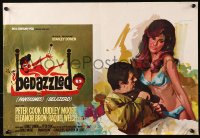 4t0227 BEDAZZLED Belgian 1968 classic fantasy, Ray art of Dudley Moore & Raquel Welch as Lust!